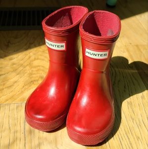 Hunter rain boots
